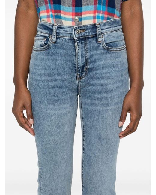 FRAME Blue Le Easy Flare Jeans