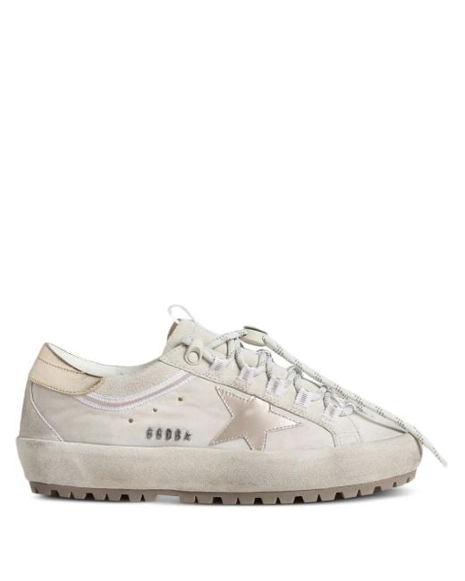 Golden Goose Deluxe Brand White Super-Star Ski Sneakers