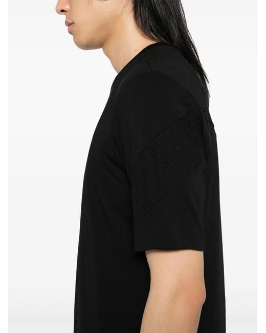 Thom Krom Black Patchwork T-Shirt for men