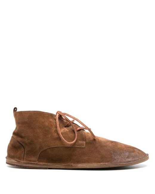 Marsèll Brown Strasacco Chukka Leather Boots for men