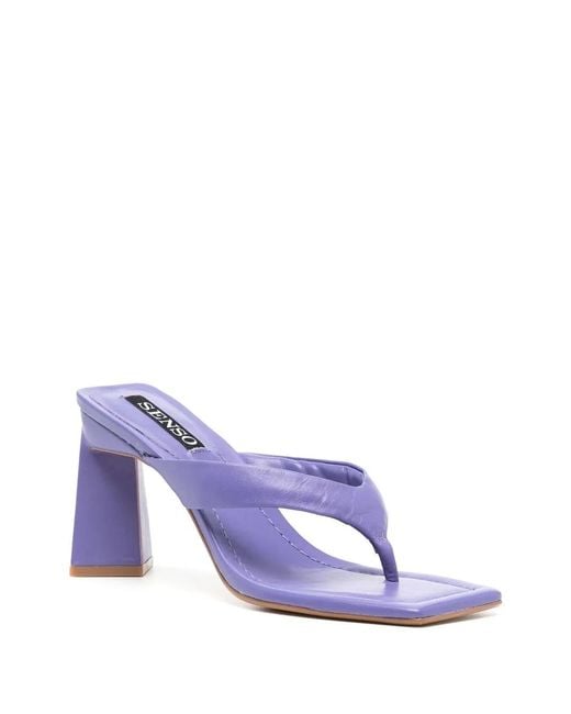 Senso Purple Vale Square-Toe 85Mm Sandals