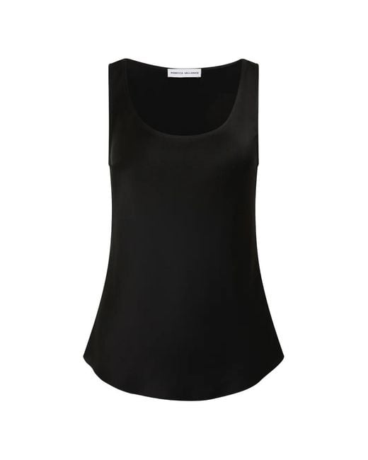 Rebecca Vallance Black Arille Top