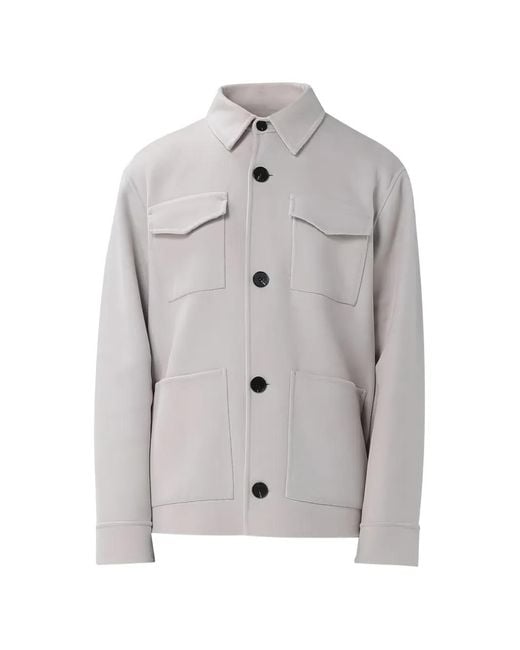 Paltò Gray Vanni Flap-Pocket Jacket for men