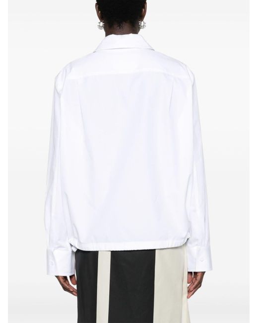 Camisa de manga larga Jil Sander de color White