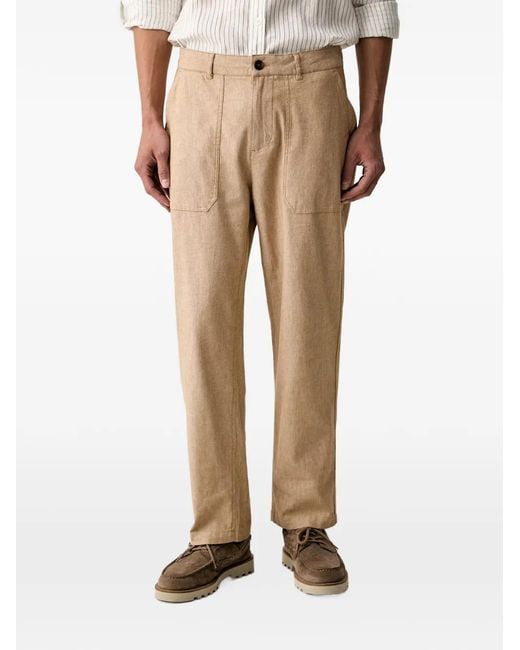 Scotch & Soda Natural Harper Patch-Pocket Chinos for men