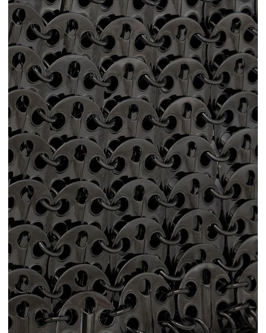 Sac porté épaule Iconic 1969 Nano Rabanne en coloris Black