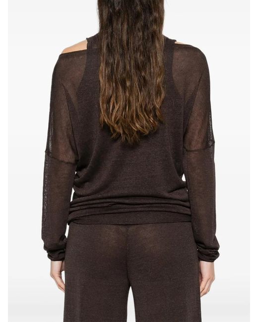 P.A.R.O.S.H. Black Long-Sleeve T-Shirt