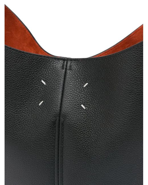 Maison Margiela Black Dress Age Hobo Bag