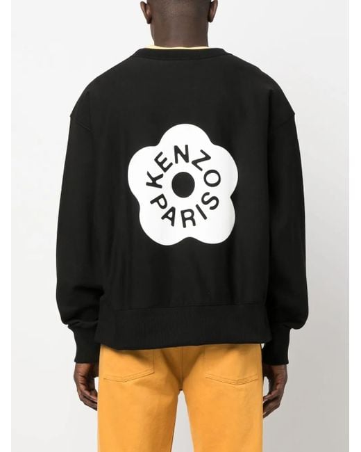メンズ KENZO ロゴ スウェットシャツ Black