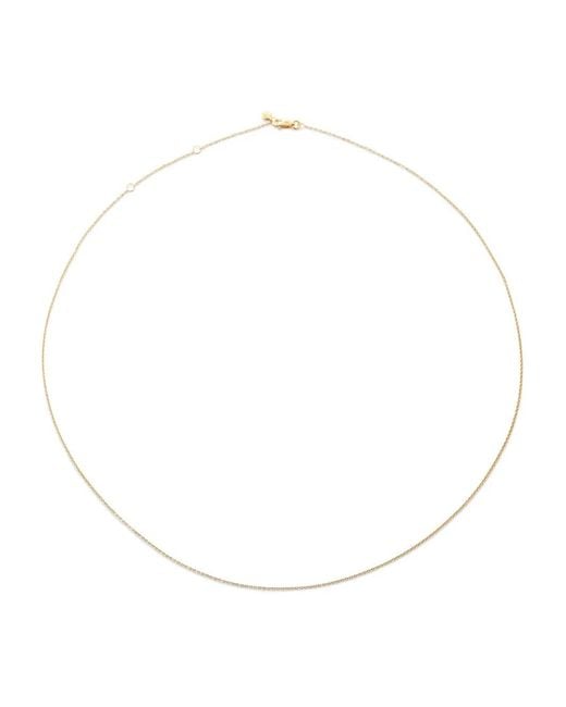 Monica Vinader White 14Kt Super Fine Chain Necklace
