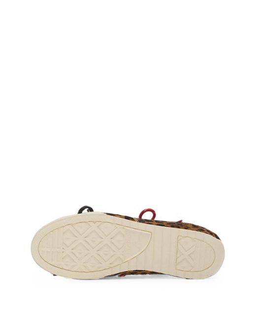 Converse Brown Chuck Taylor Leopard-Print Sneakers