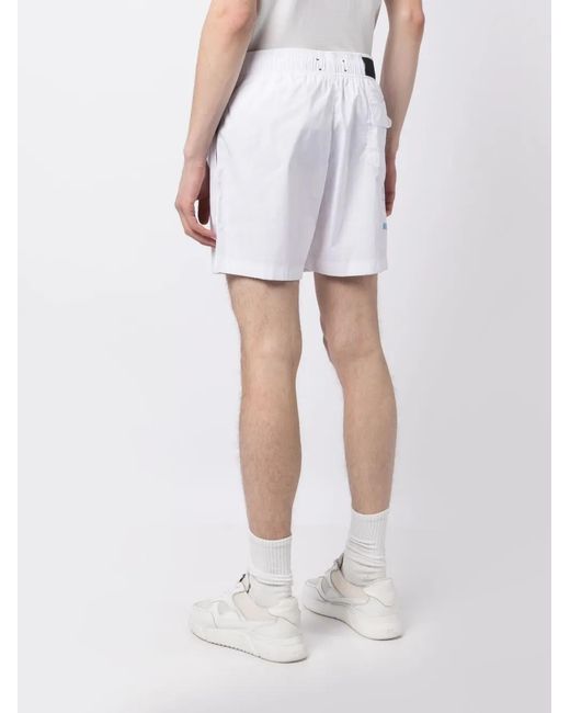 Amiri White Logo-print Track Shorts for men