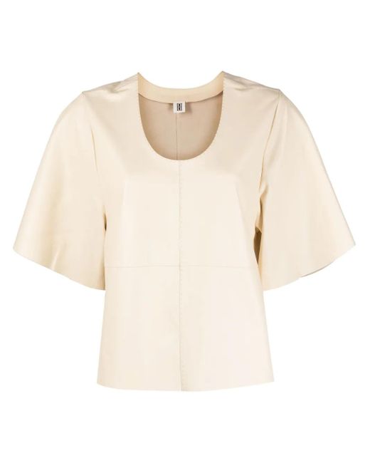 By Malene Birger Natural Wiolas Leather Top