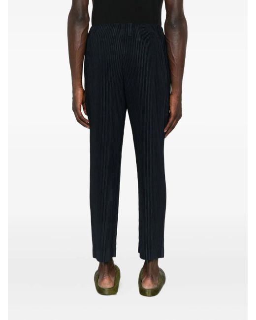 Homme Plissé Issey Miyake Blue Homme Plisse' Issey Miyake Pleated Trousers for men