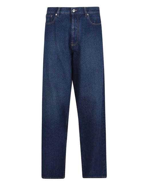 Off-White c/o Virgil Abloh Katoenen Jeans Met Logopatch in het Blue voor heren