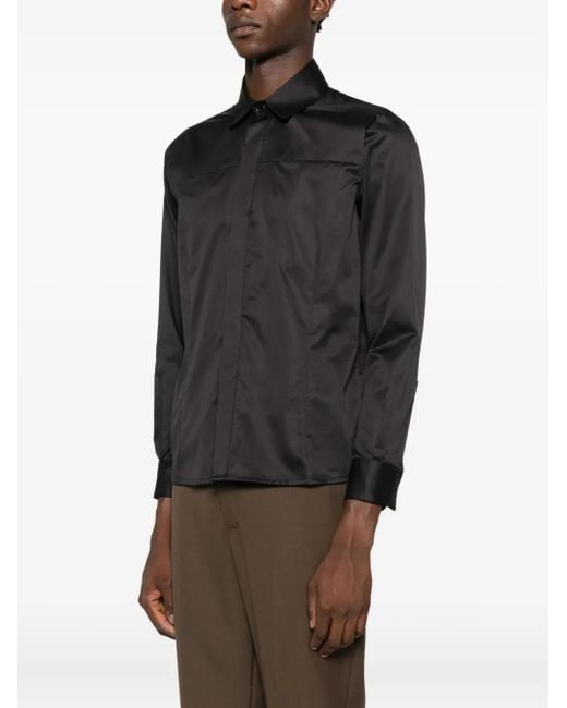 Notrainproof Black Cotton Shirt for men