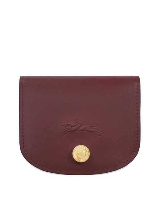 Longchamp Purple Épure Kartenetui