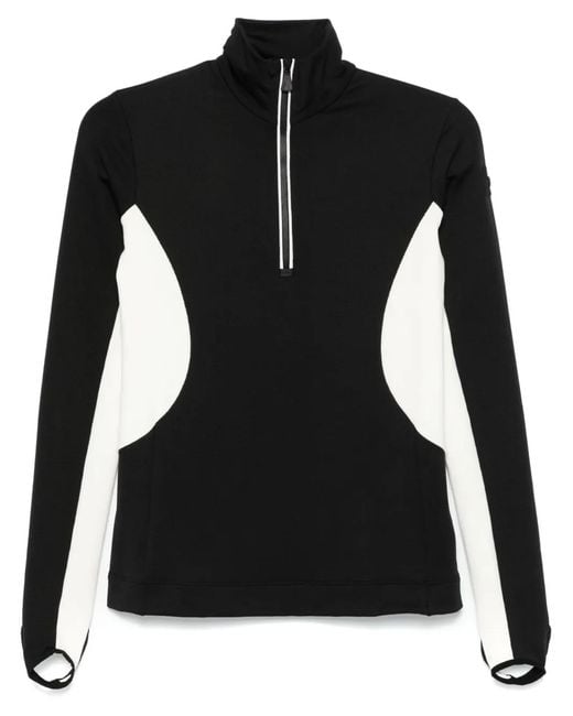 Haut Bicolore À Design Superposé Moncler en coloris Black