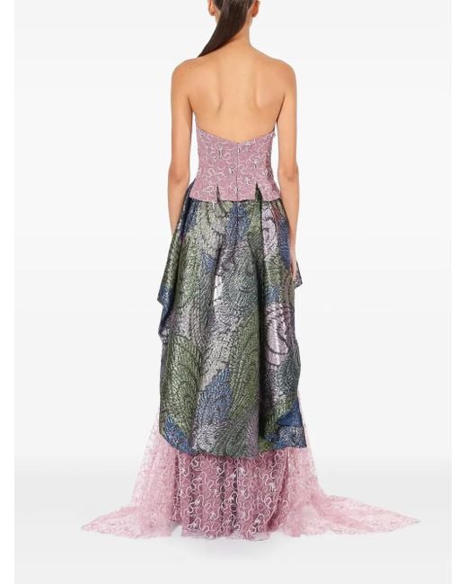 Lethicia Bronstein Pink Hela Layered Dress