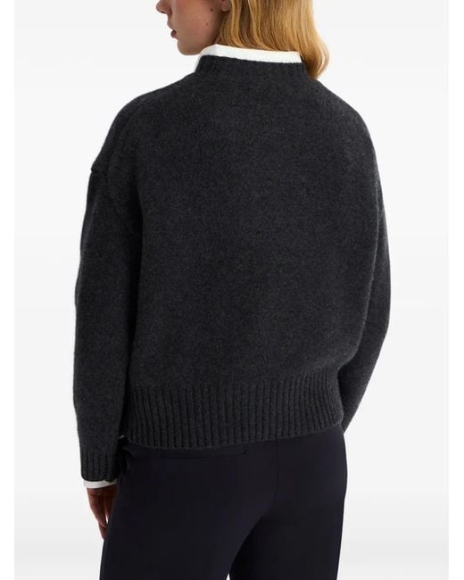 Pringle of Scotland Blue Crew-Neck Cashmere Sweater