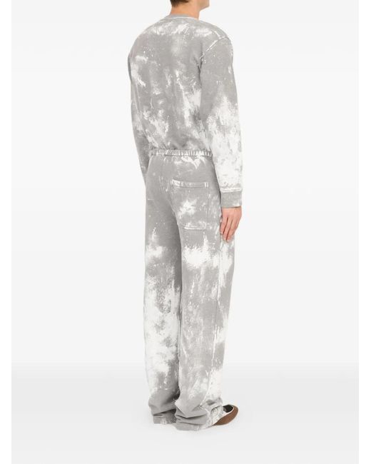 MM6 by Maison Margiela White Drawstring Track Pants for men
