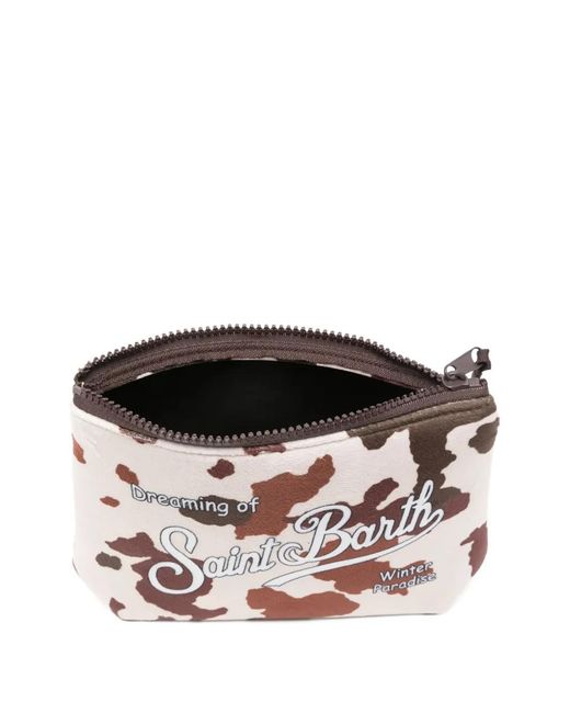 Mc2 Saint Barth Pink Zip-Fastening Clutch Bag