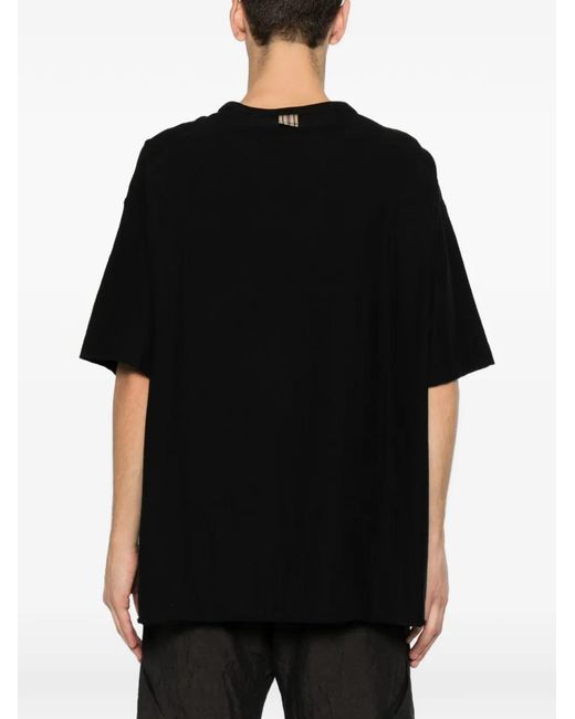 Ziggy Chen Black Crew-Neck T-Shirt for men