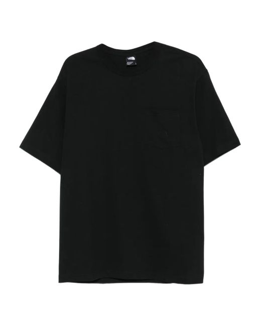 The North Face Black Chest-Pocket T-Shirt for men