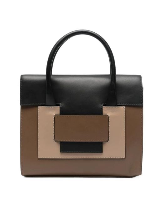 Pierre Hardy Black Alpha Color-Block Tote Bag