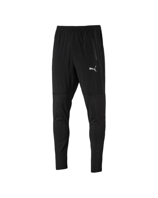 PUMA Black Neverrunback Track Pants for men