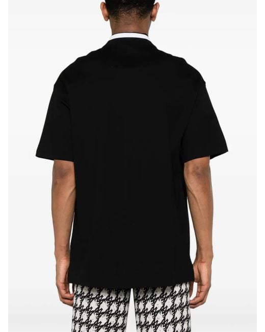 Givenchy Poloshirt Met Geborduurd Logo in het Black voor heren