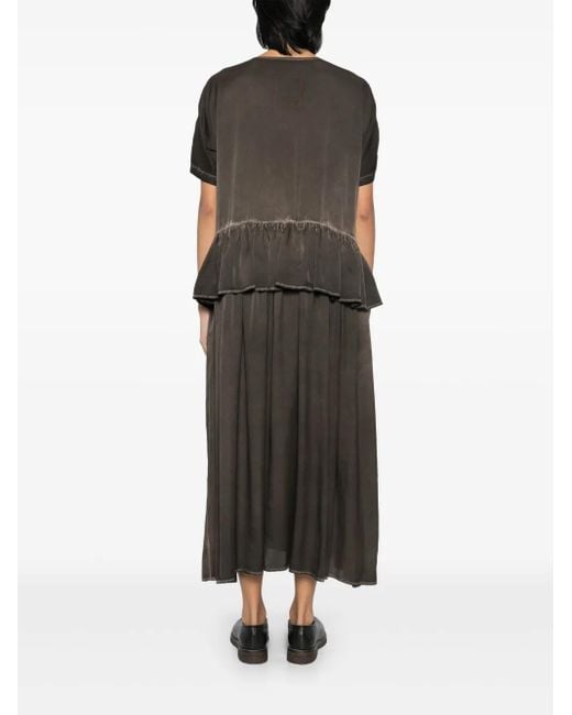 Uma Wang Abril Jurk in het Gray