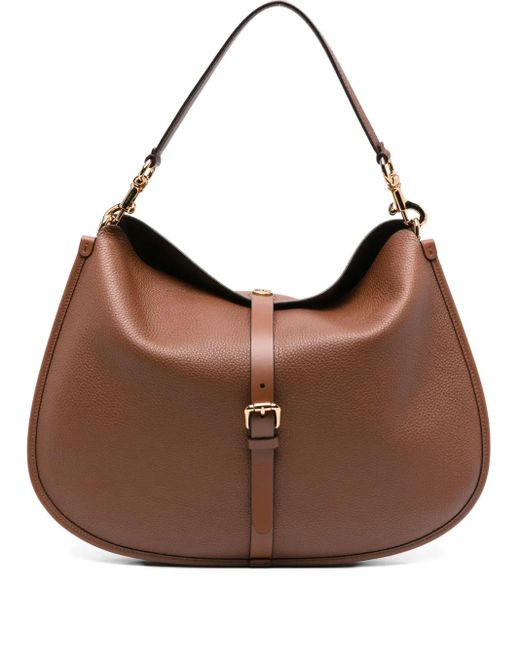 Etro レザー ショルダーバッグ Brown
