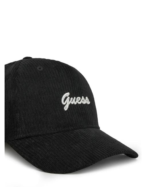 Guess Black Logo Baseball Cap
