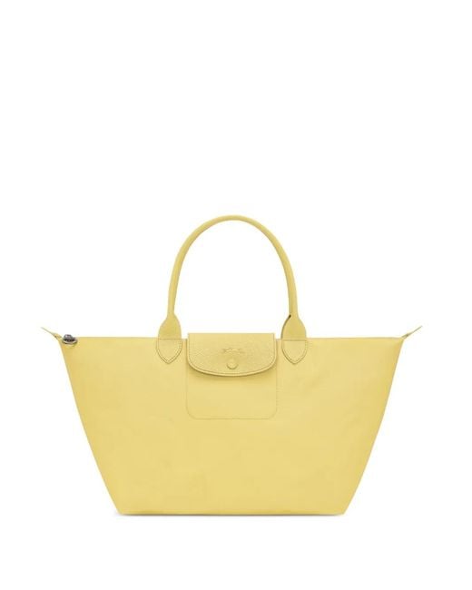 Longchamp Yellow Le Pliage One Shoulder Bag