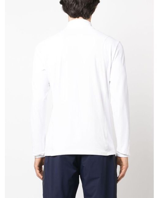 T-shirt zippé Harry à manches longues Bogner pour homme en coloris White