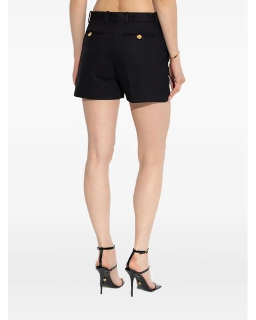 Versace Black Cotton Shorts
