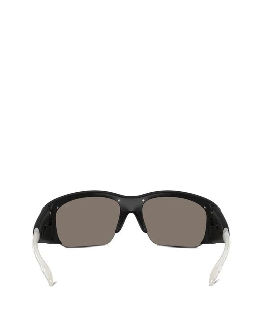 DIESEL Gray Wrap-Around Shape Sunglasses