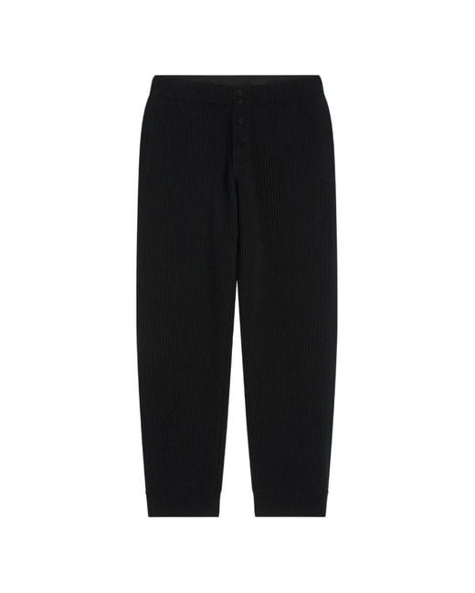 Dries Van Noten Black Wool Pants for men