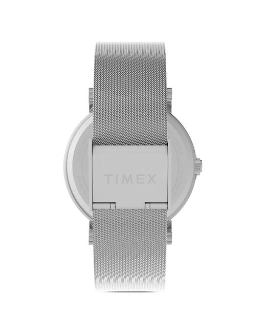 Timex Blue Round-Face 38Mm Watch