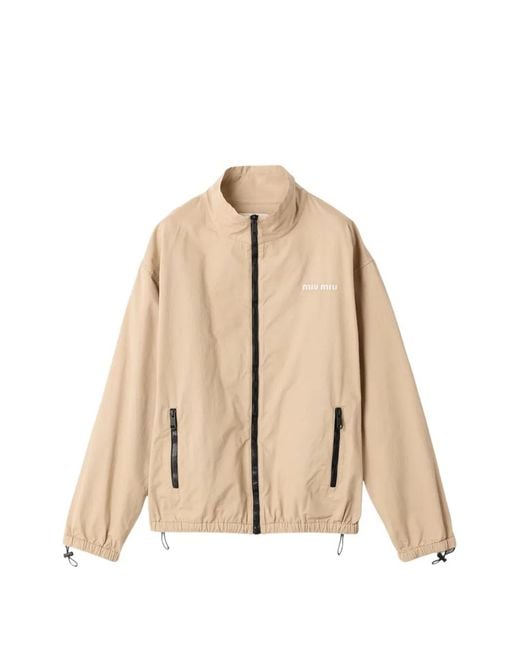 Miu Miu Natural Neutrals Jackets