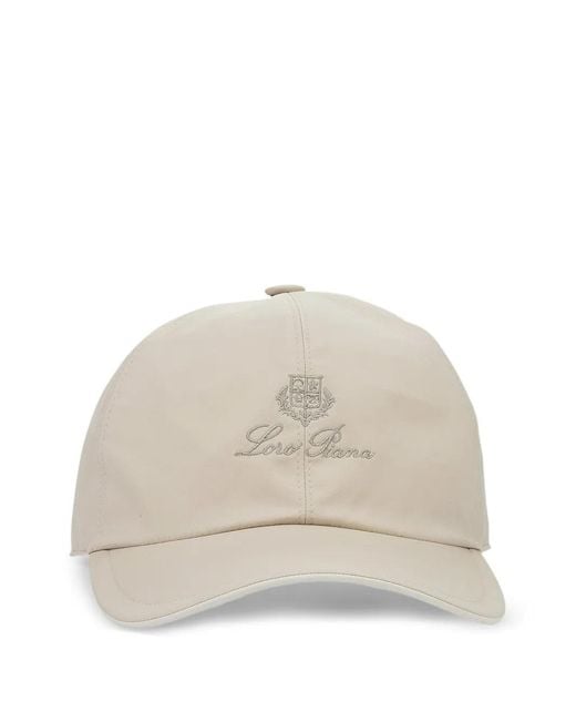 Loro Piana Natural Bicolor Baseball Cap