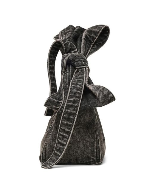 Marc Jacobs Black The Sack Denim Tote Bag