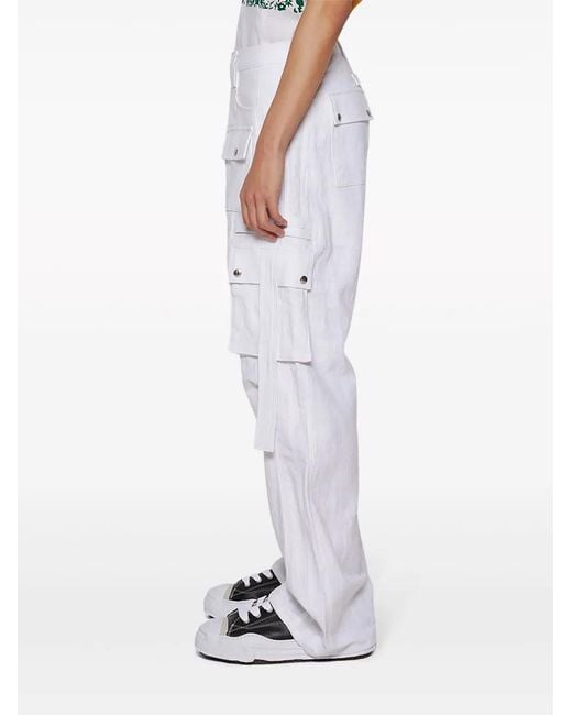 Rhude Gray Amaro Cargo Pants for men
