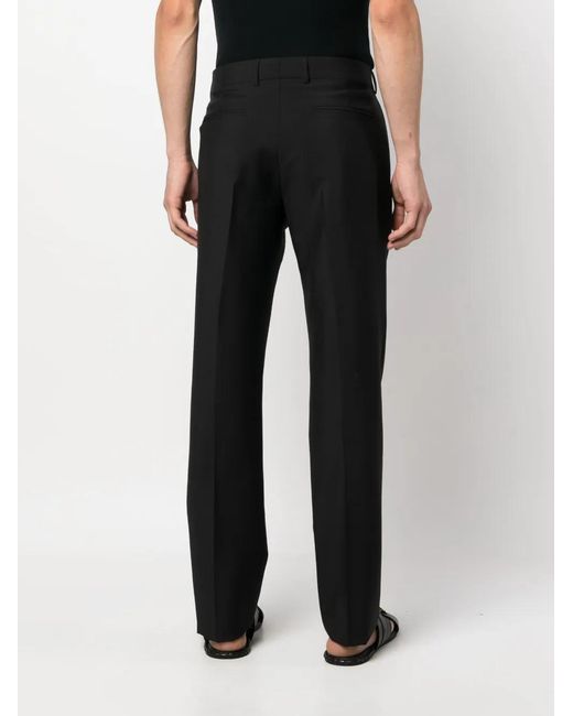 Versace Straight Broek in het Black voor heren