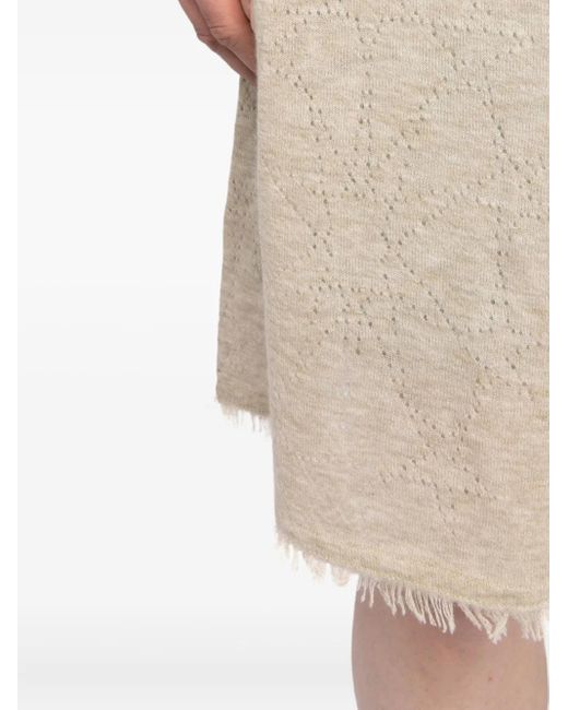Zadig & Voltaire Natural Pointelle-Star Cardigan