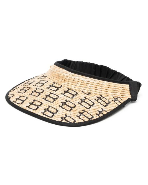 Borsalino Natural Visor B Braided-Straw Visor