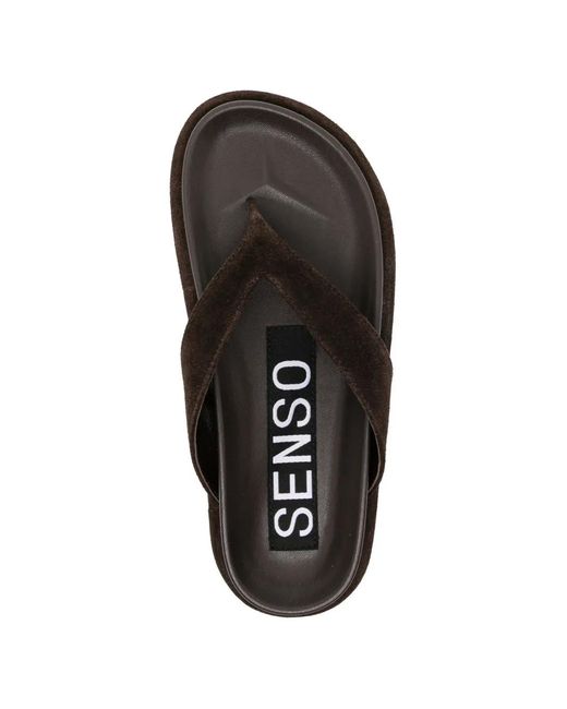 Senso Brown Devon Flat Sandals