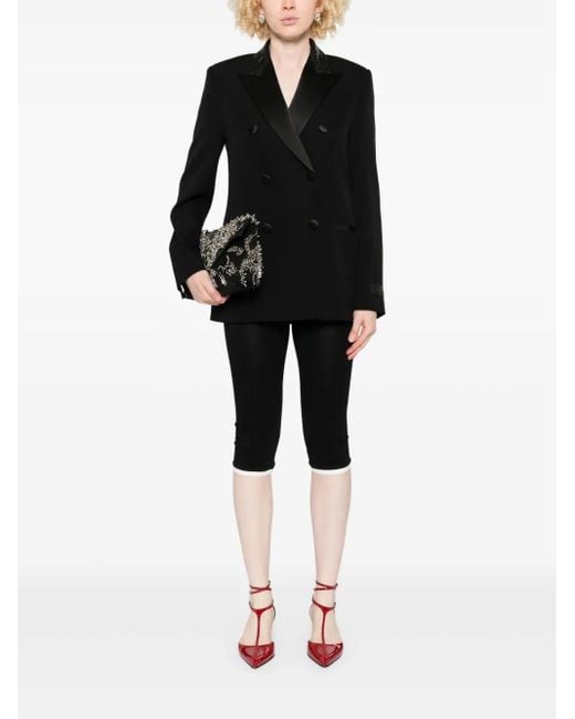 Versace Black Sequin-Embellished Blazer