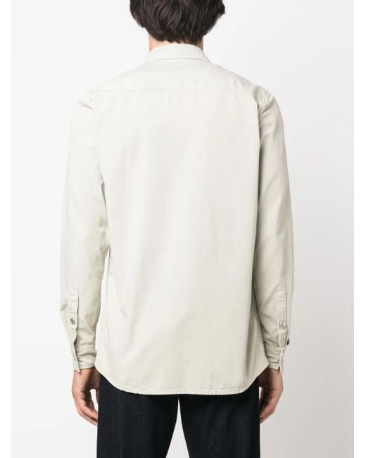Moschino White Teddy Bear-Motif Cotton Shirt for men